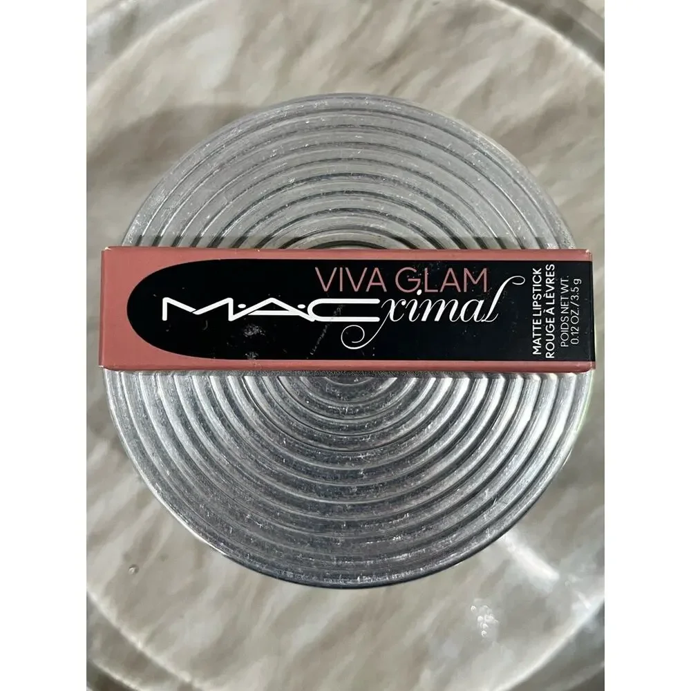 NEW MAC Cosmetics M·A·CXIMAL Matte Viva Glam Lipstick Viva Planet Pink Mauve